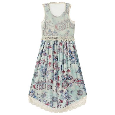 Knitworks Lace High-Low Sleeveless Dress & Vest - Girls 7-16