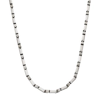 Gold LLC Stainless Steel Box Chain Necklace - Men