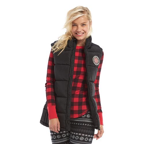 Juniors' Madden Girl Puffer Vest