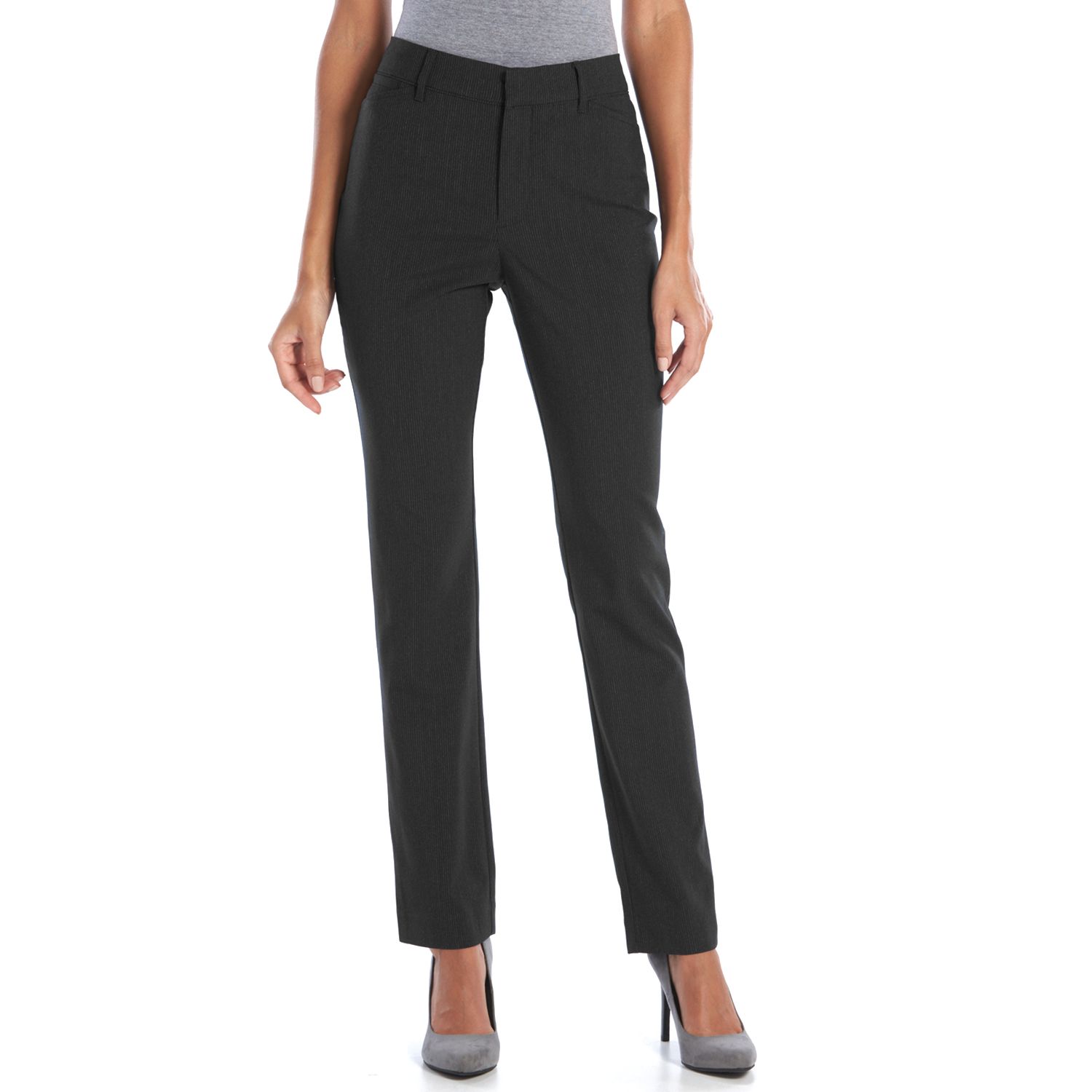 women's slim straight leg pants