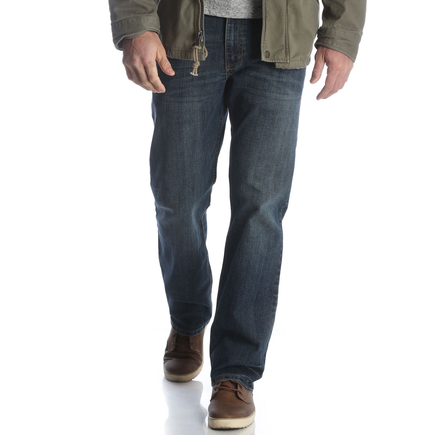 wrangler relaxed fit stretch jeans