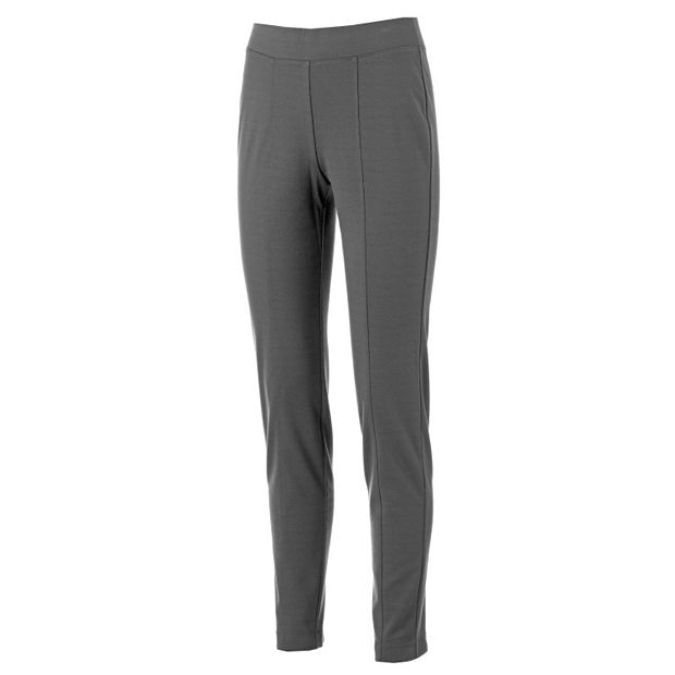 Croft & Barrow® Seamed Pull-On Ponte Pants - Women's