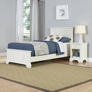 Home Styles 2-piece Naples Twin Bed and Night Stand Set