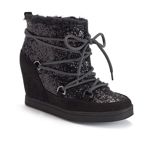 juicy couture wedge booties