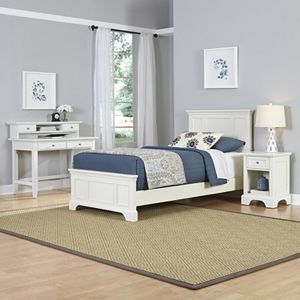 Home Styles Naples Bed, Desk & Nightstand 3-piece Set