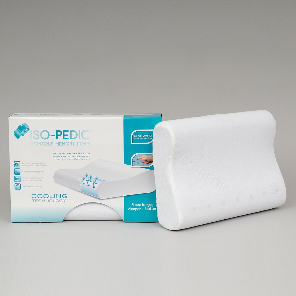 Iso Pedic Contour Memory Foam Pillow Standard