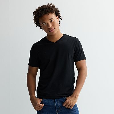 Men s Apt. 9 Premier Flex Short Sleeve V Neck Tee