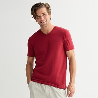 Men's Apt. 9® Premier Flex Short Sleeve V-Neck Tee