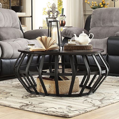 HomeVance Wescott Caged Coffee Table