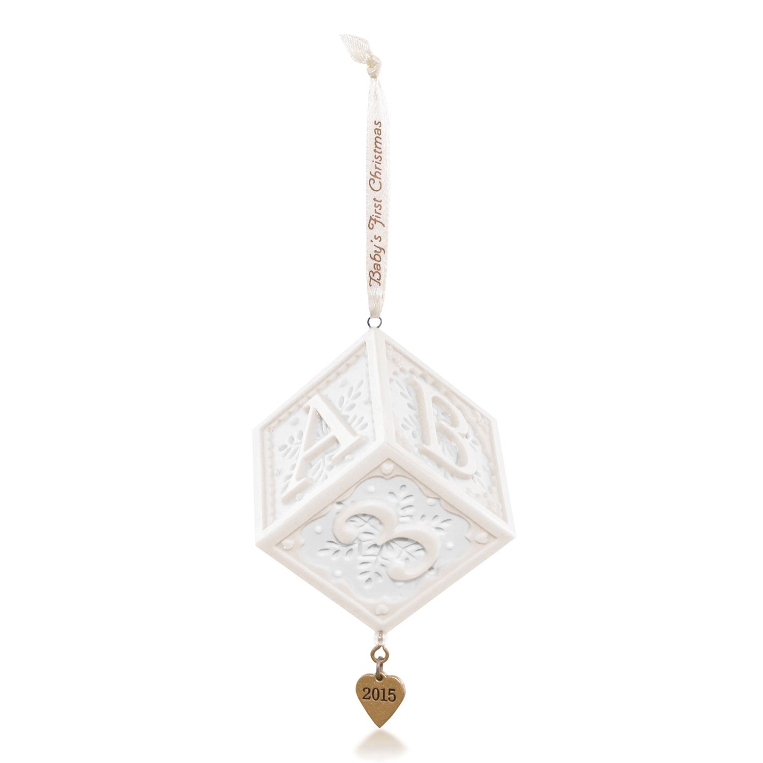 baby's first christmas keepsake ornament