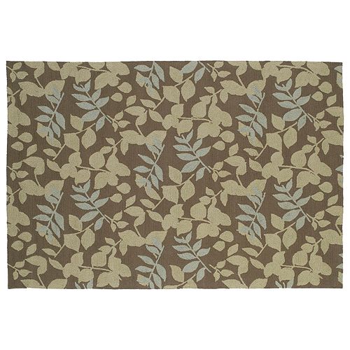 Kaleen Home & Porch Wymberly Leaf Indoor Outdoor Rug