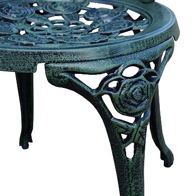 Rose Outdoor Bistro Table 3-piece Set