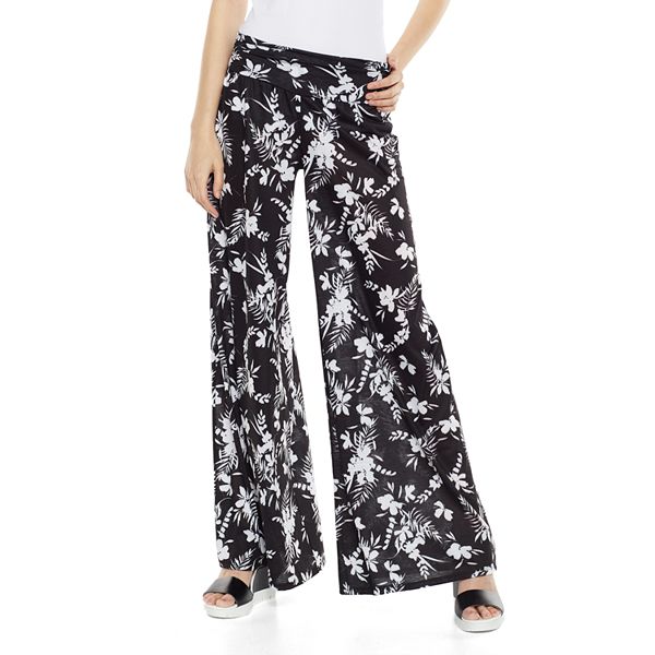 About A Girl Ruched Palazzo Pants - Juniors