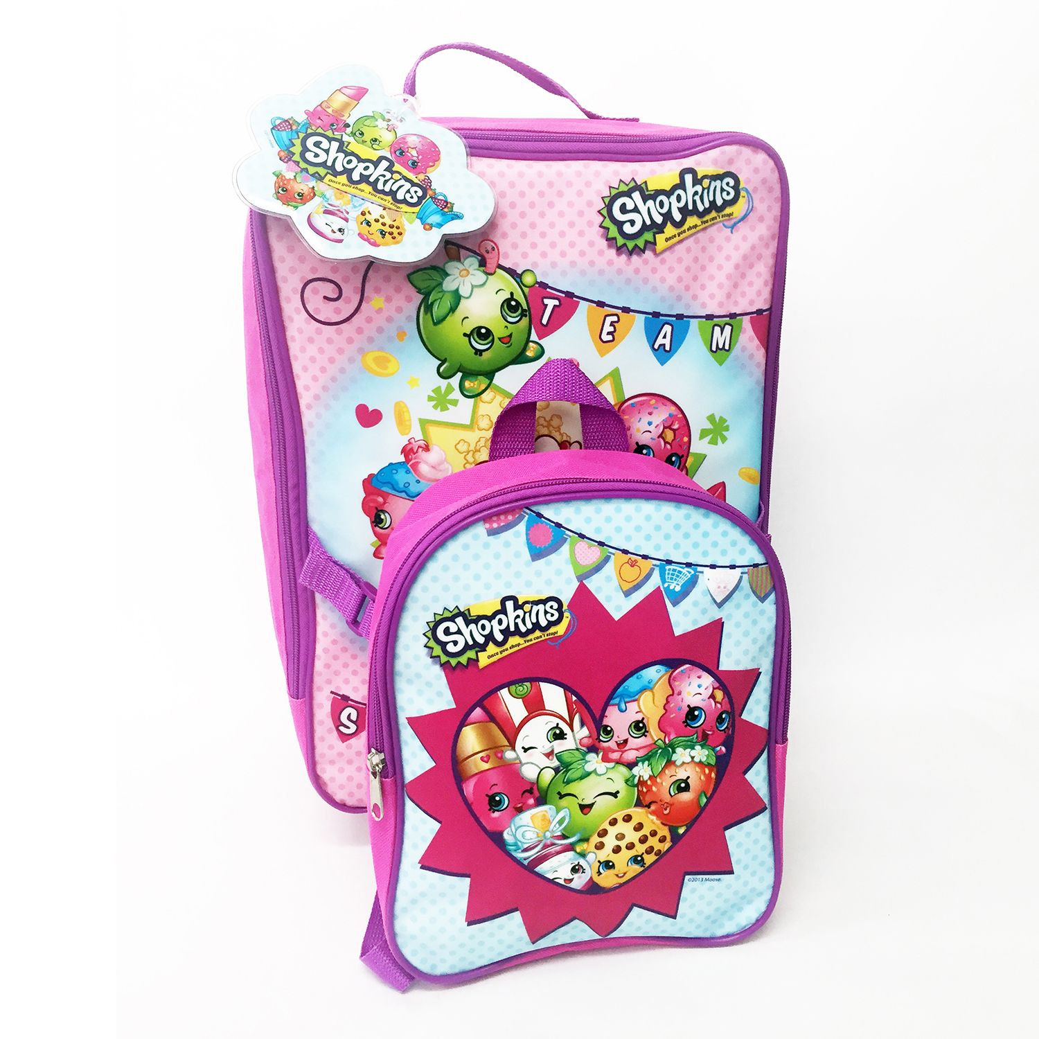 shopkins luggage set