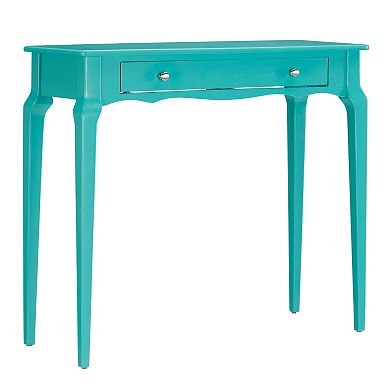 HomeVance Isabella 1-Drawer Scalloped Console Table