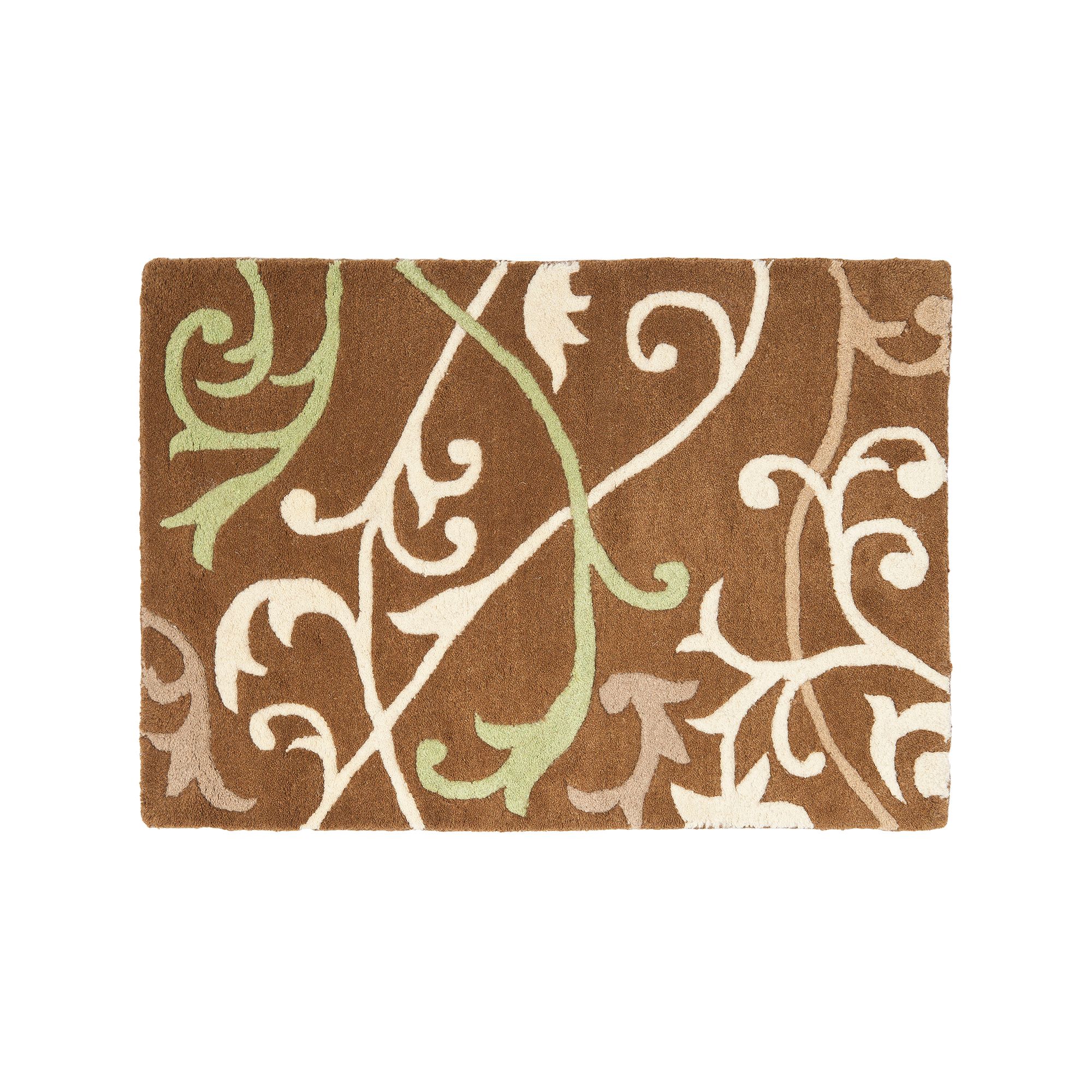 Safavieh Soho Scrolling Vines Wool Rug, Brown Team