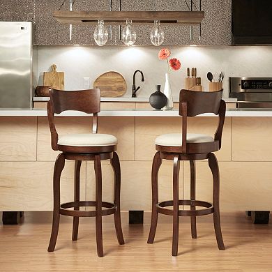 HomeVance Barrett Swivel Bar Stool