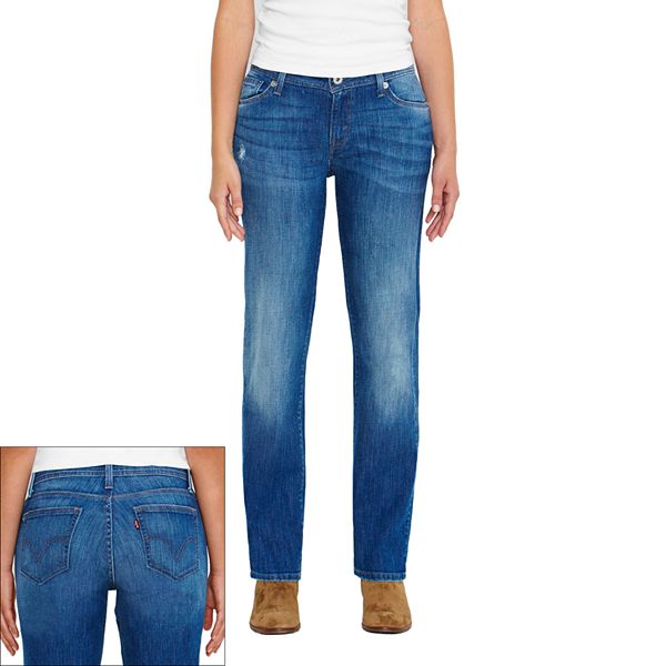 Levi curvy store straight jeans