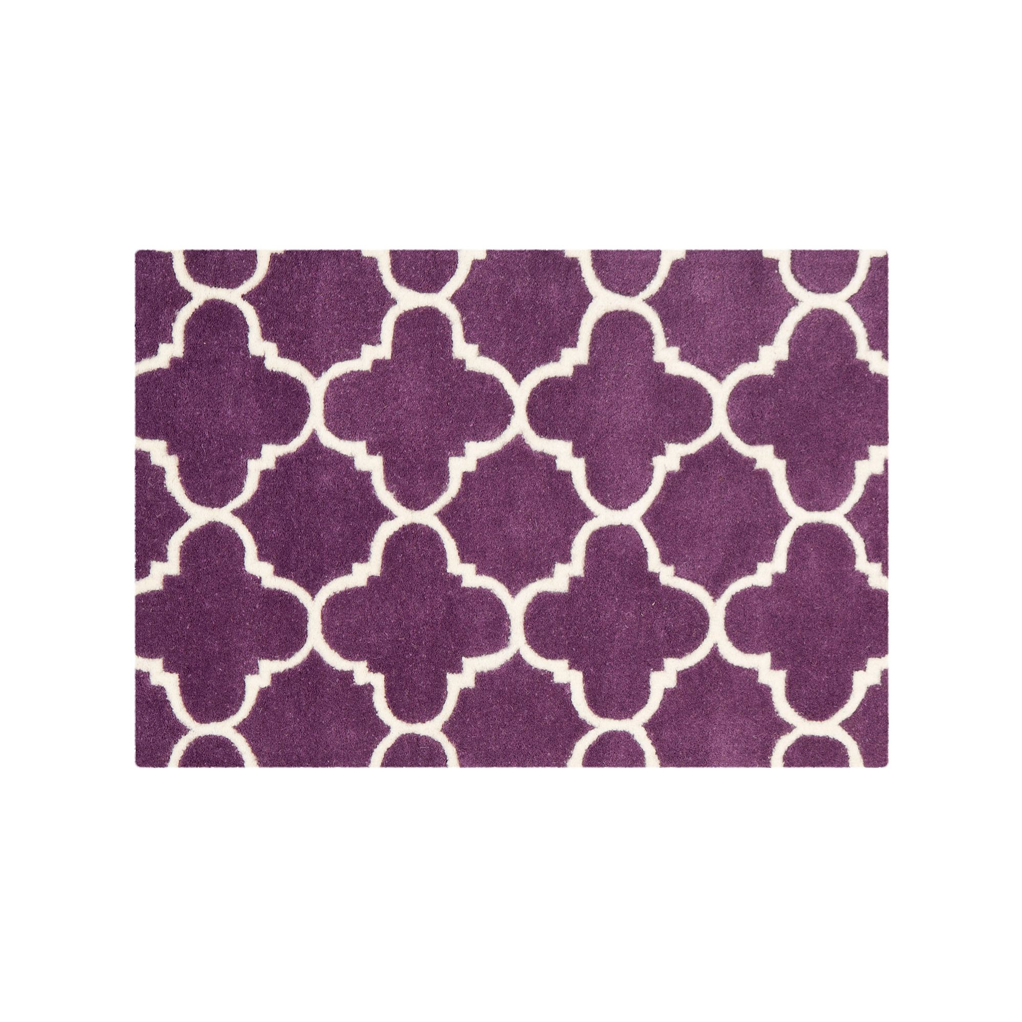 Safavieh Chatham Wool Rug, Purple Ivory