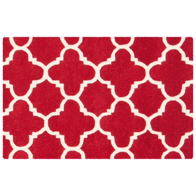 Safavieh Chatham Wool Rug, Red, 4X6 Ft