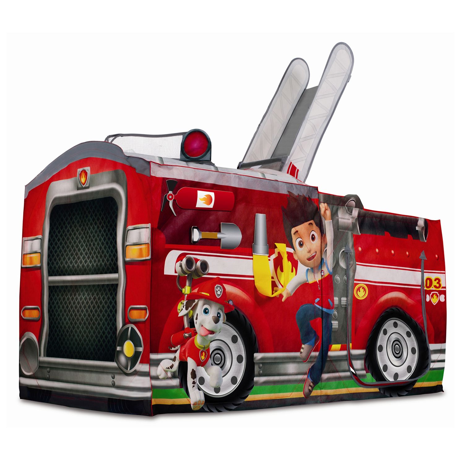 paw patrol marshall fire truck tent