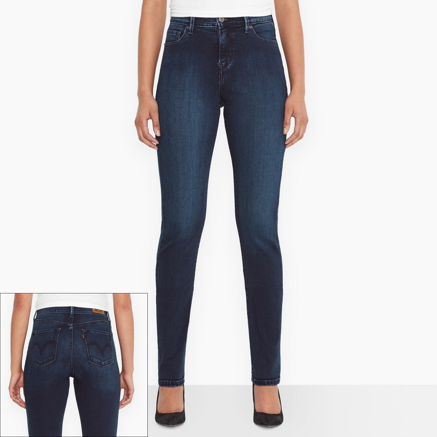 levi's 512 perfectly slimming skinny jeans