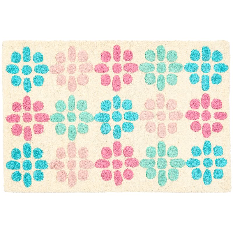 Safavieh Soho Bright Floral Wool Rug, White, 7.5X9.5 Ft