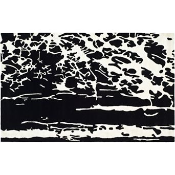 Safavieh Soho Black & White Wool Rug