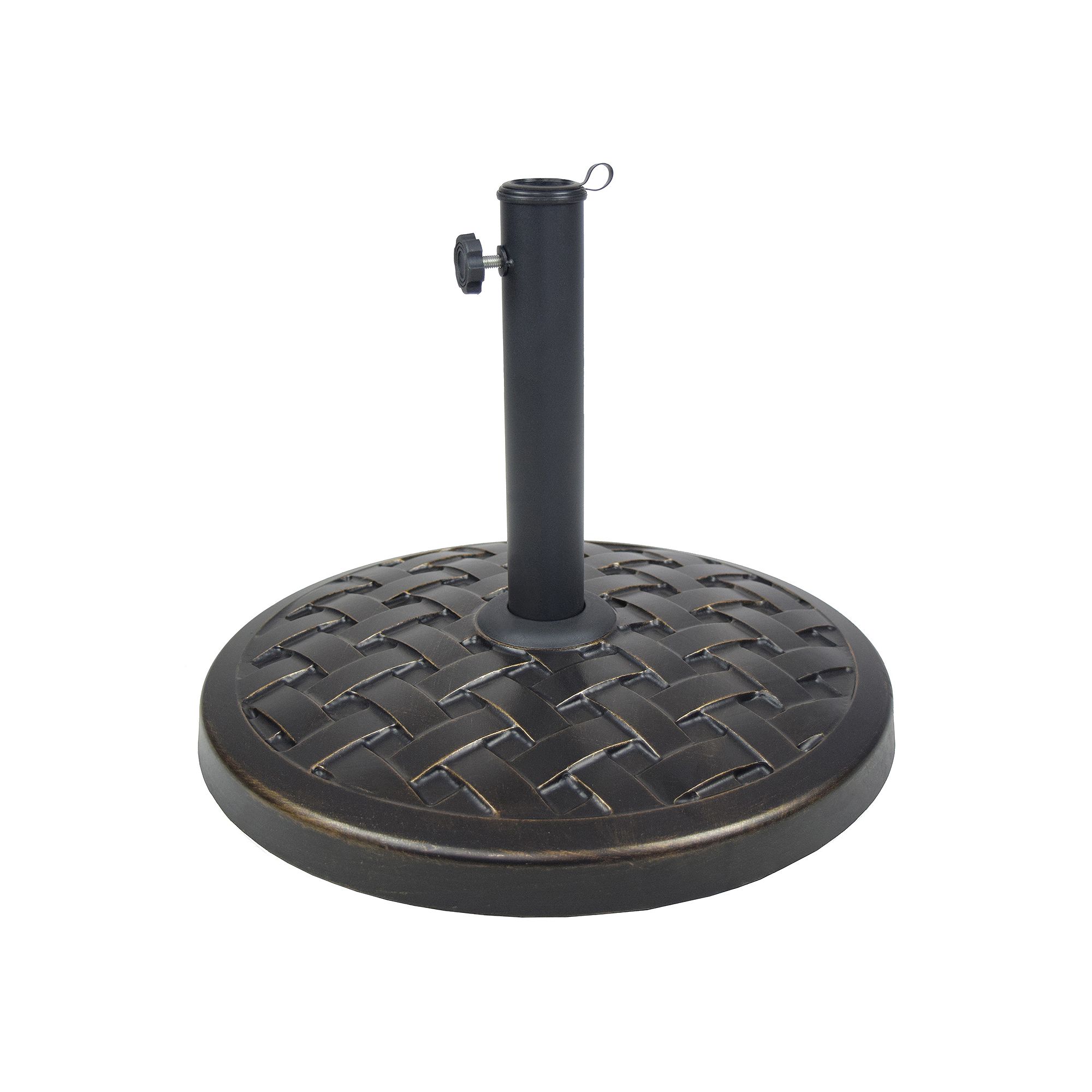 Concrete Umbrella Base, Antique Black