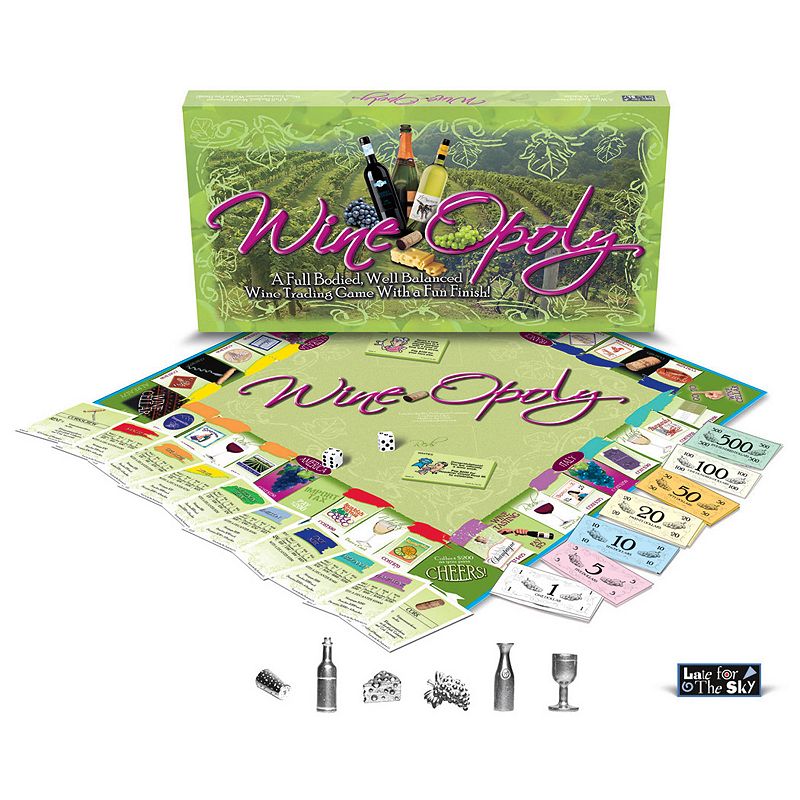Wine-opoly by Late for the Sky, Multicolor