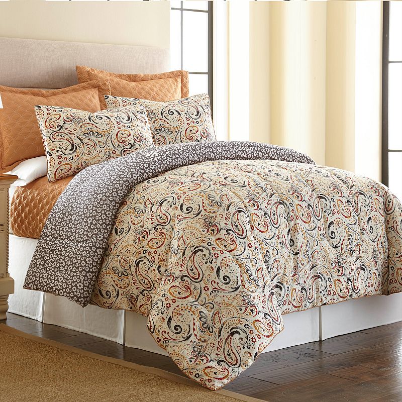 UPC 645470149011 product image for PCT Home collection Mavia 6-pc. Reversible Comforter & Coverlet Set, Blue, King | upcitemdb.com