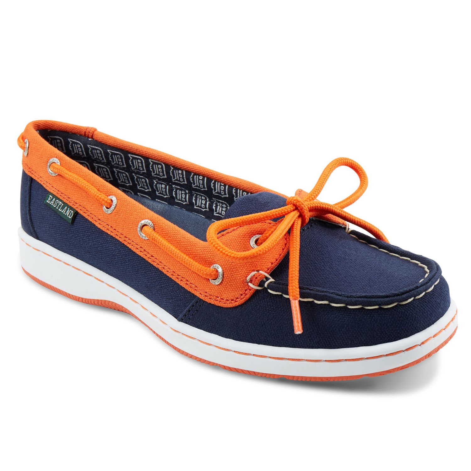Image for Eastland Women's Detroit Tigers Sunset Boat Shoes at Kohl's.