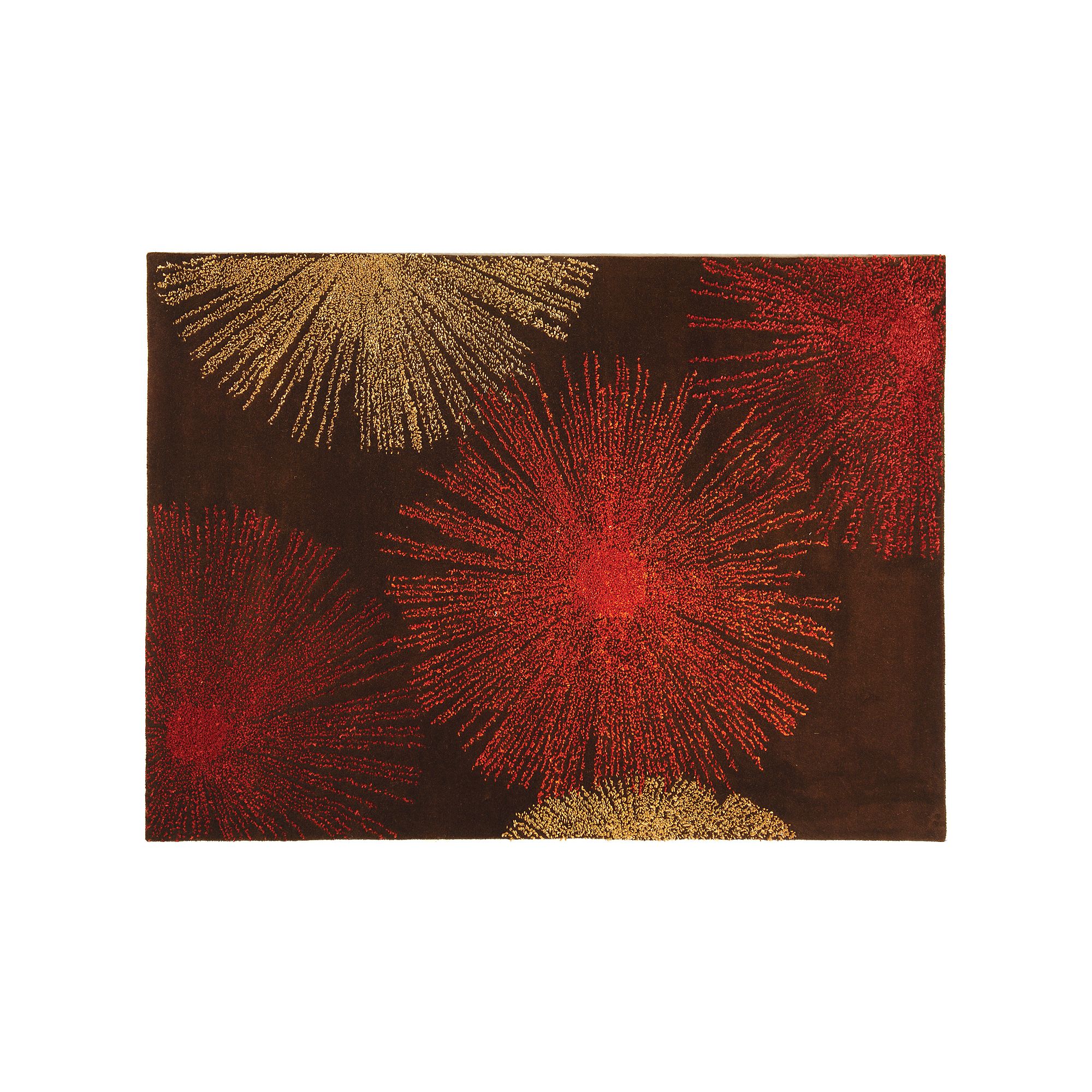 Safavieh Soho Contemporary Starburst Rug, Brown Team