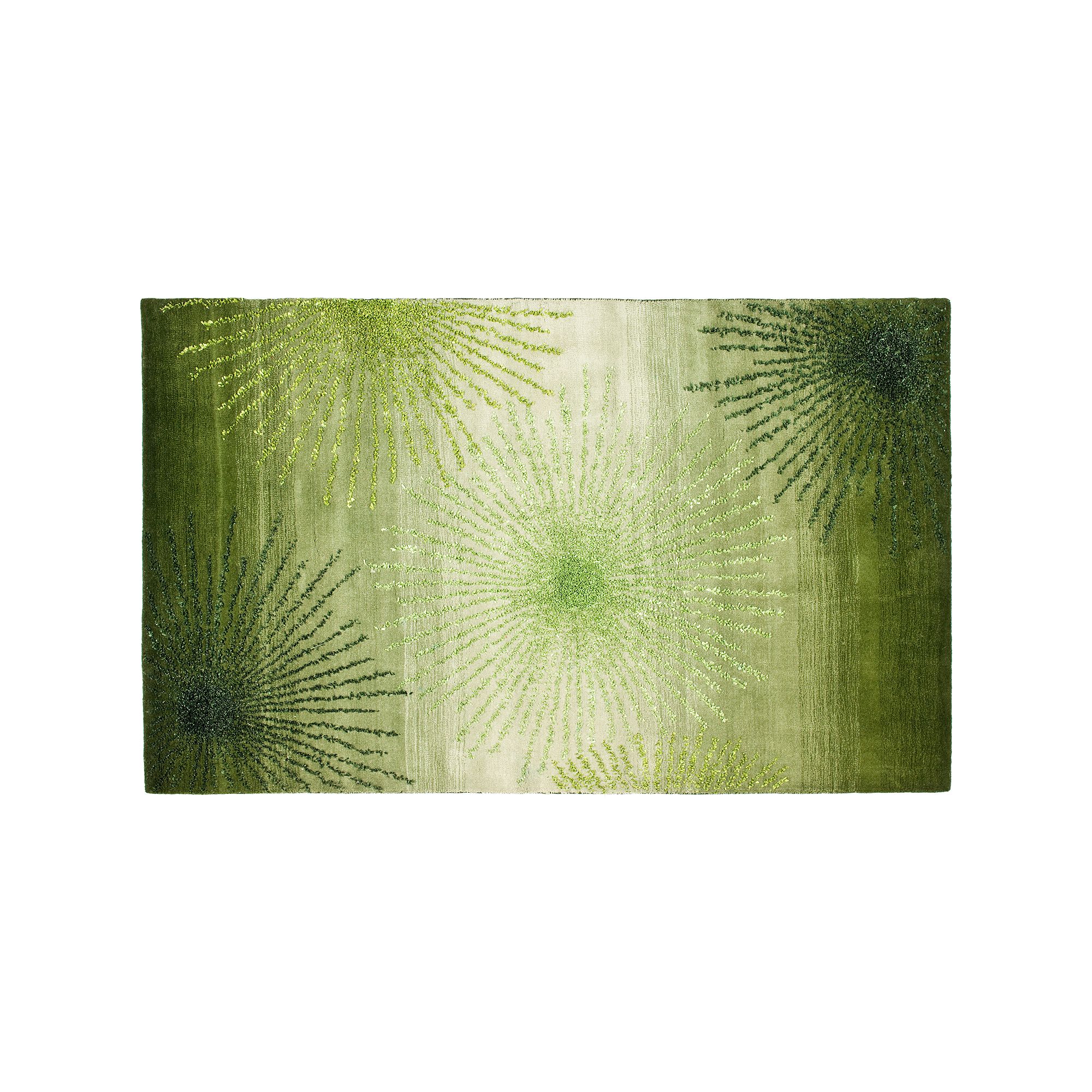 Safavieh Soho Contemporary Starburst Rug, Green Team