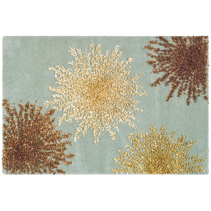 Safavieh Soho Starburst Rug, Blue, 6X9 Ft