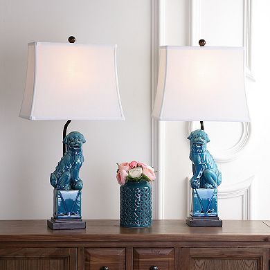 Safavieh 2-piece Foo Dog Table Lamp Set