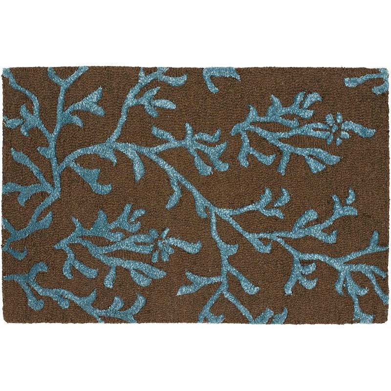 Safavieh Soho Floral Vine Wool Rug, Brown, 7.5X9.5 Ft