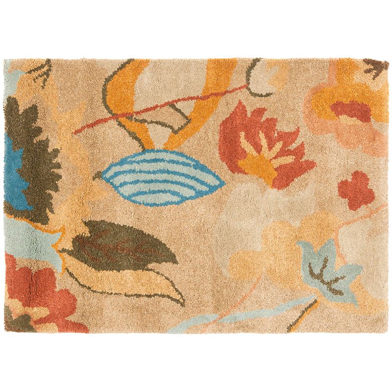 Safavieh Soho Beige Floral Rug, Beig/Green, 7.5X9.5 Ft