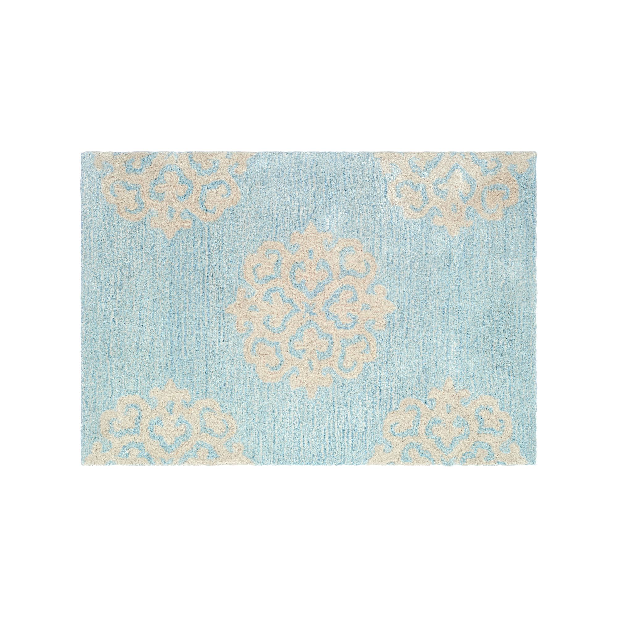 Safavieh Soho Damask Rug, Turquoise Yellow