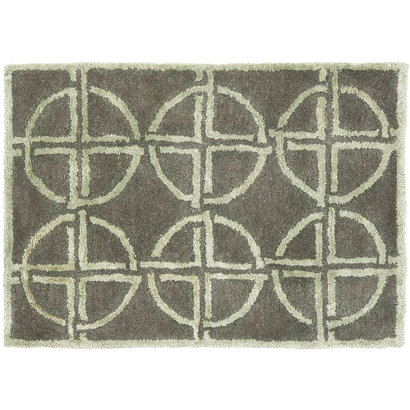 Safavieh Soho Squares & Circles Wool Rug, Brown, 7.5X9.5 Ft