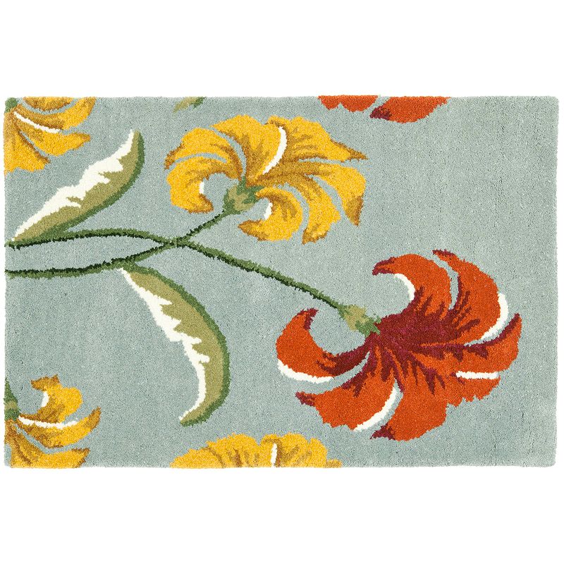 Safavieh Soho Blooming Floral Rug, Blue, 5X8 Ft