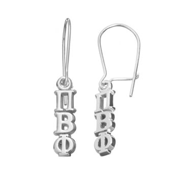 LogoArt Pi Beta Phi Sorority Drop Earrings