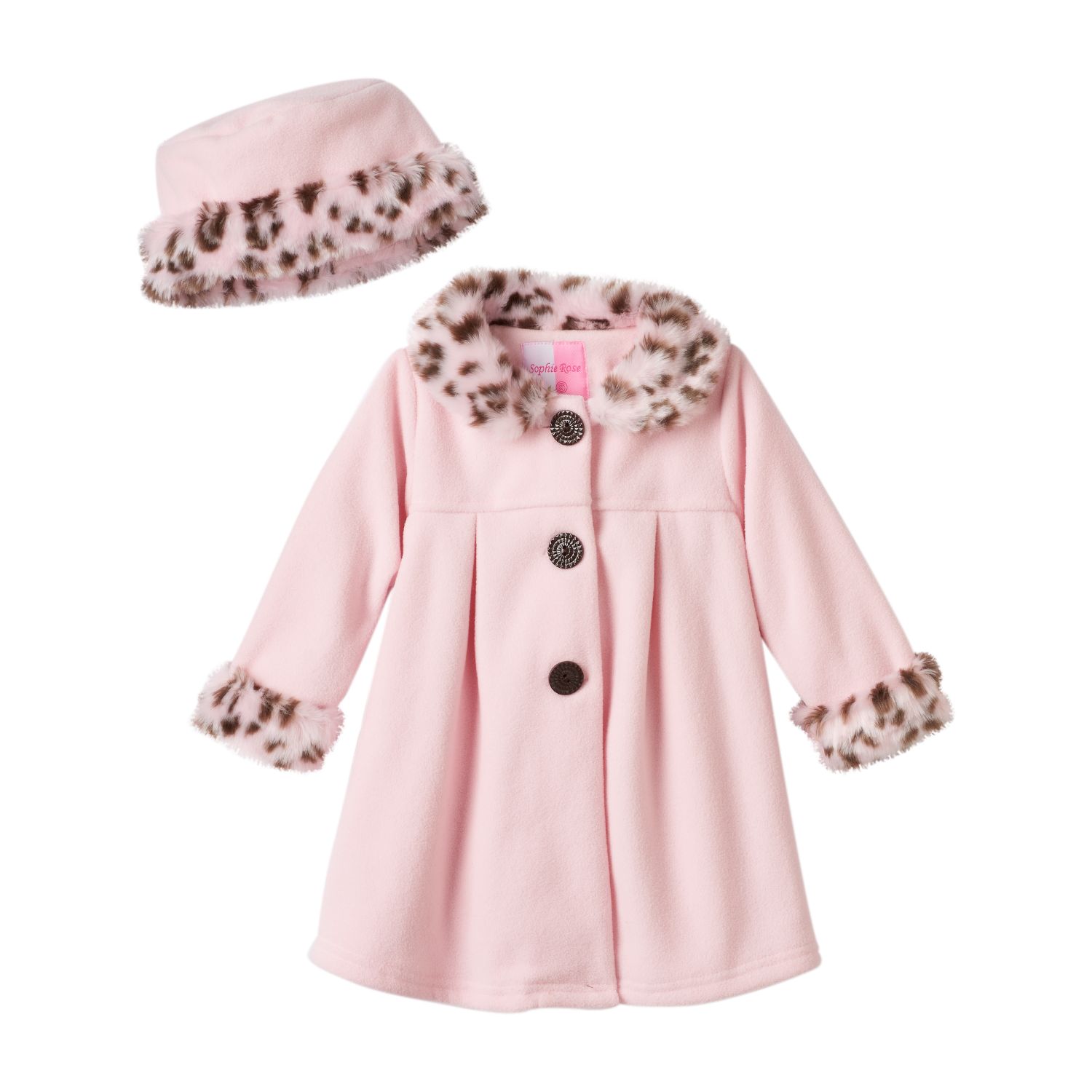 baby girl leopard coat