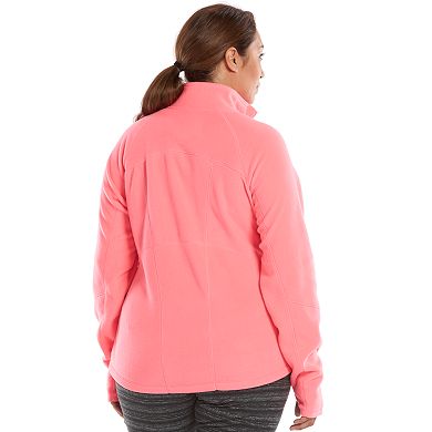 Plus Size Tek Gear® DRY TEK Microfleece Mockneck Jacket
