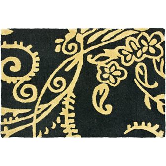 Safavieh Soho Black Green Floral Rug