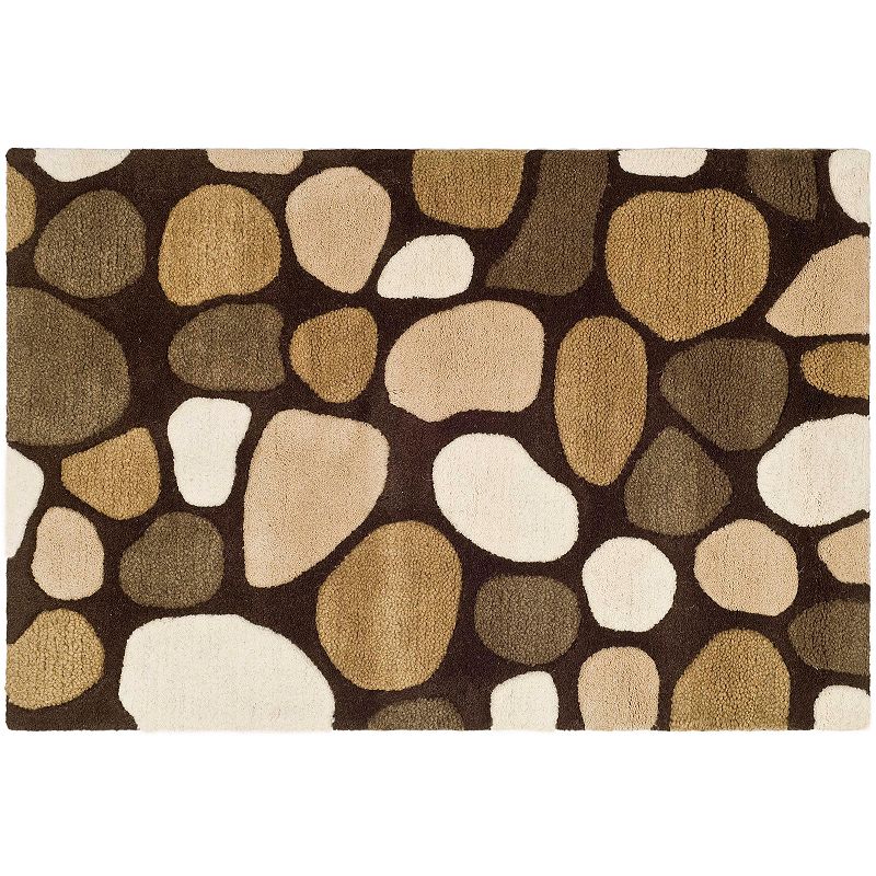 Safavieh Soho Pebbled Rug, Brown, 5X8 Ft