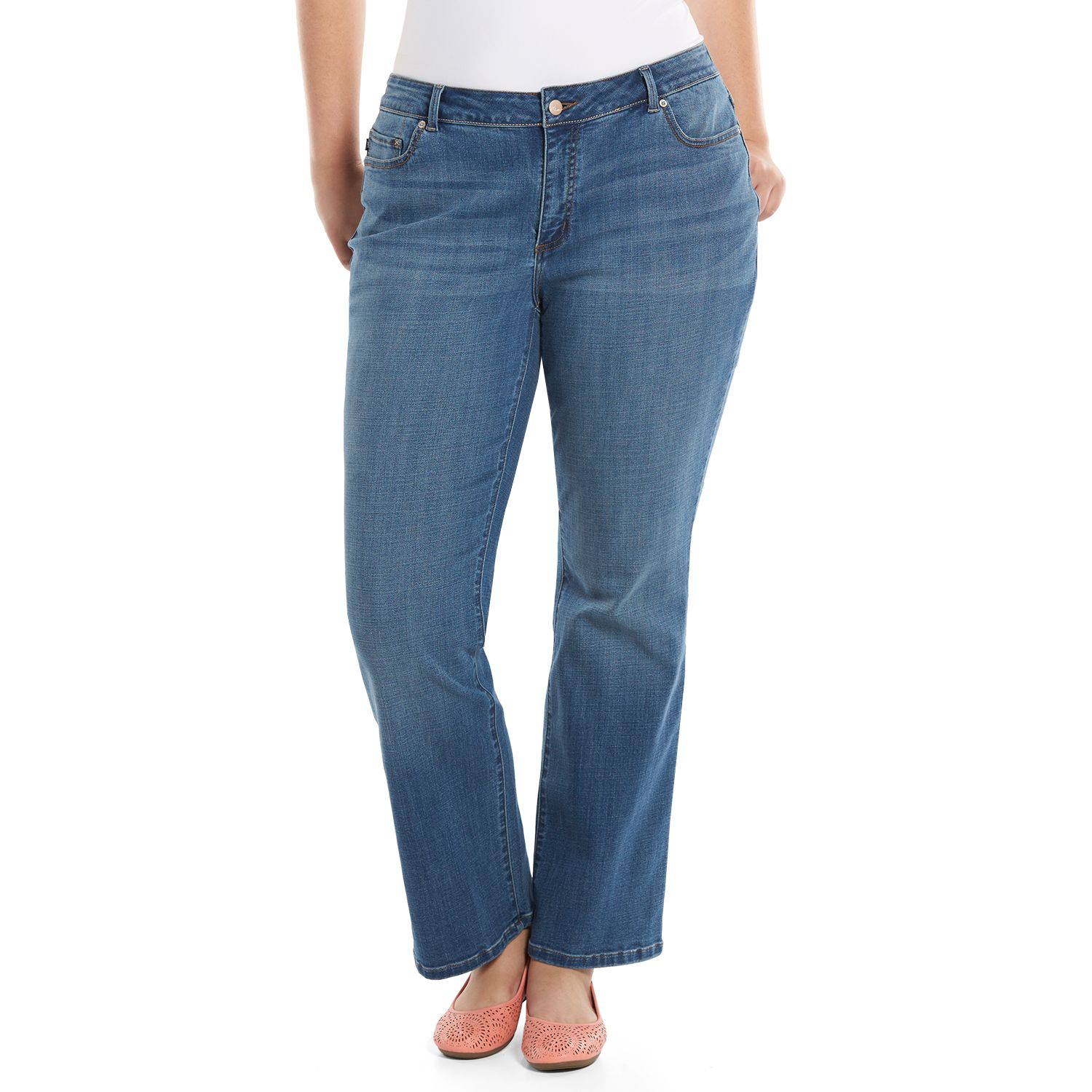 women's lee curvy fit bootcut jeans