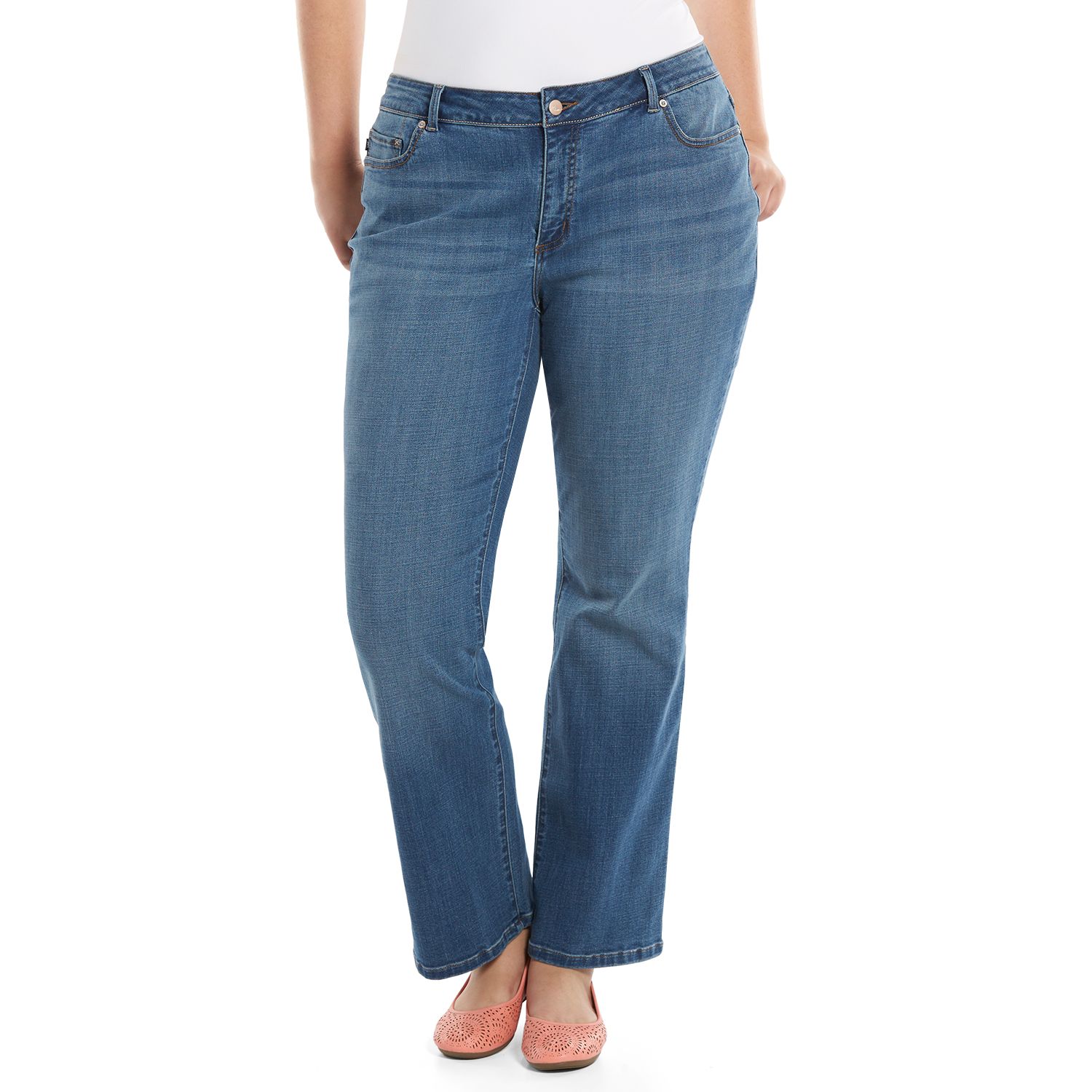 lee relaxed fit bootcut jeans