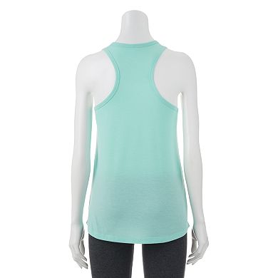 Chin Up Juniors' Graphic Racerback Tank Top