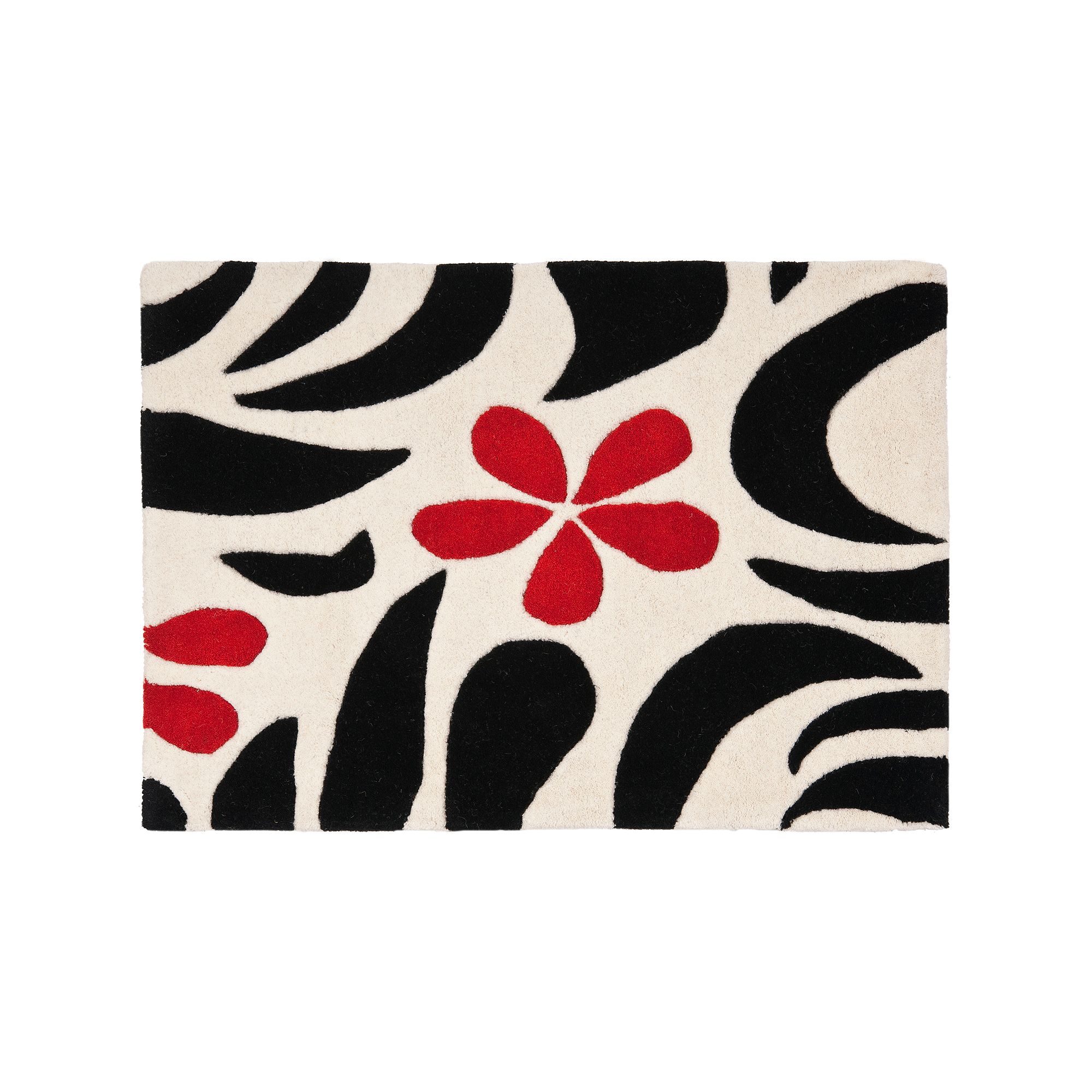 Safavieh Soho Ivory Black Floral Rug